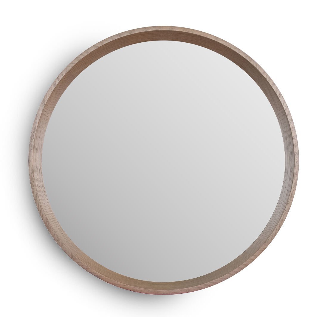 Akis Sembol Duvar Aynası Gri