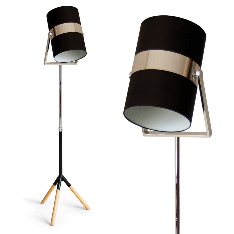 Black Hole Chrome Lamp