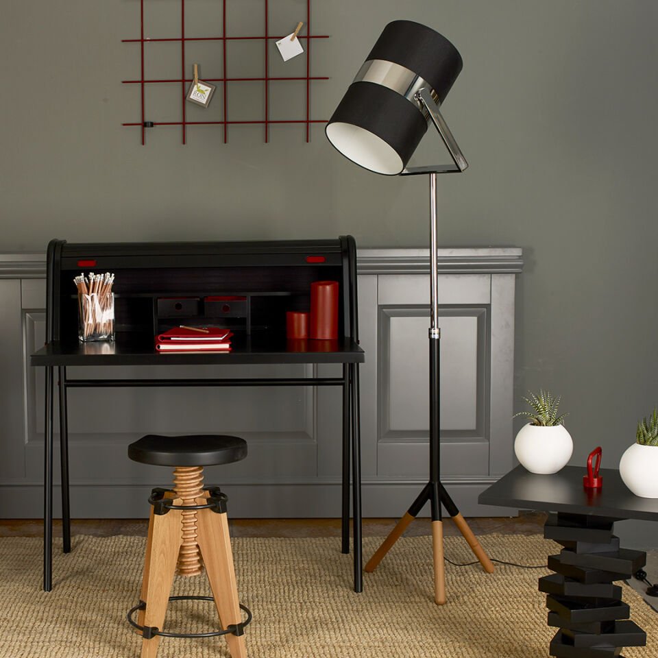Black Hole Chrome Lamp