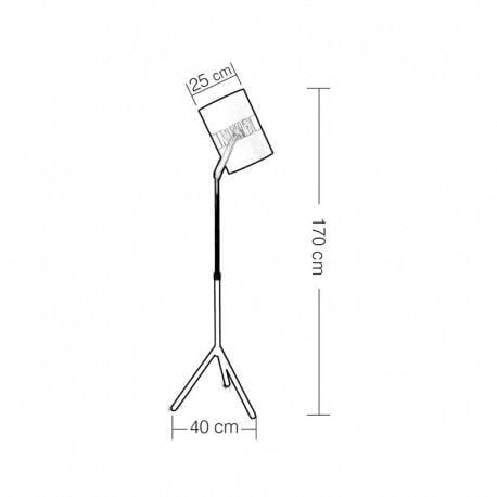 Black Hole Chrome Lamp