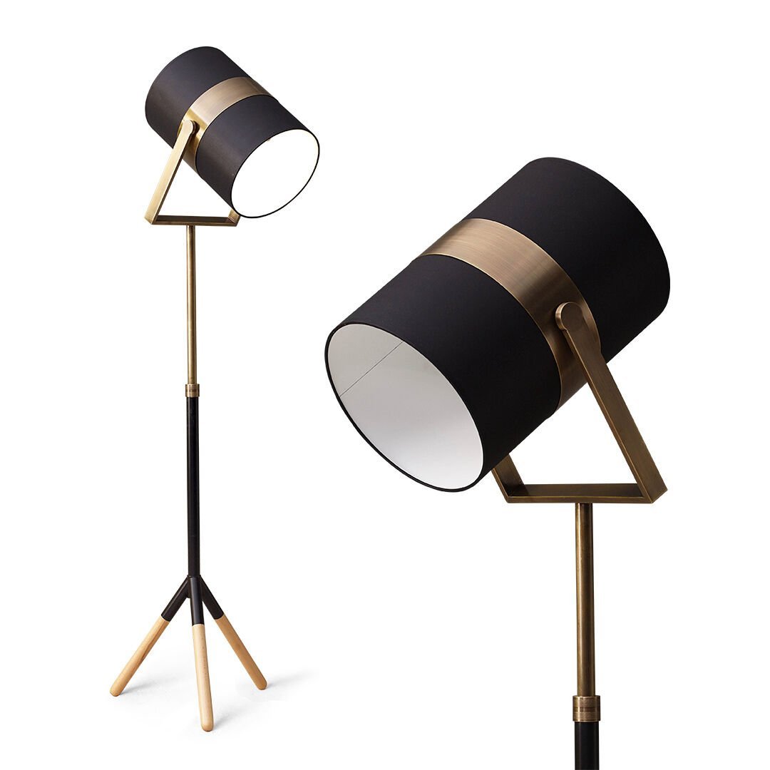 Black Hole Brass Lamp