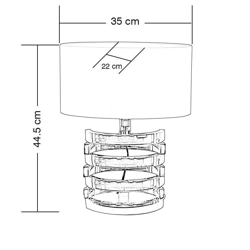 Burma Dekoratif Masa Lambası