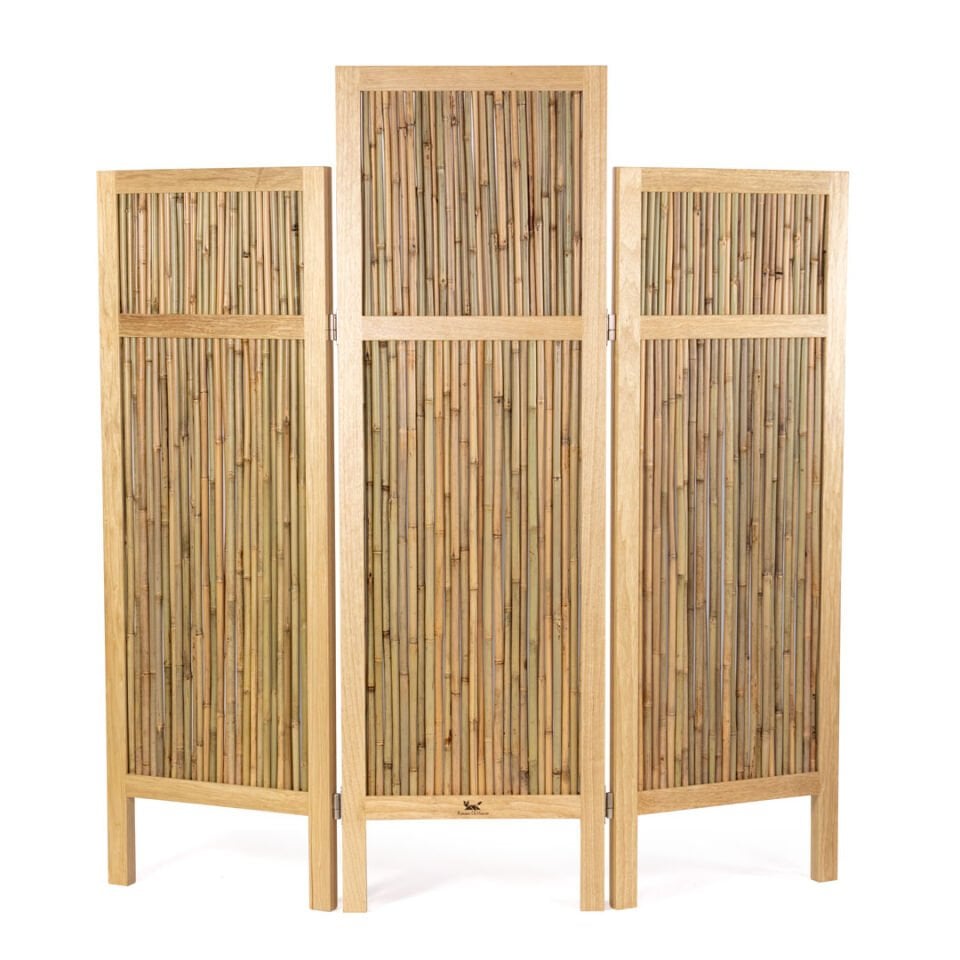 Bamboo Ahşap Paravan