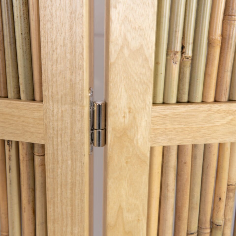 Dekoratif Bamboo Ahşap Paravan