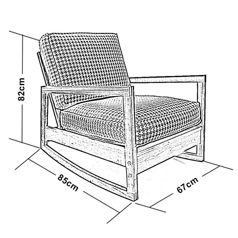 Hugger Sallanır Koltuk Ekru Cenetic