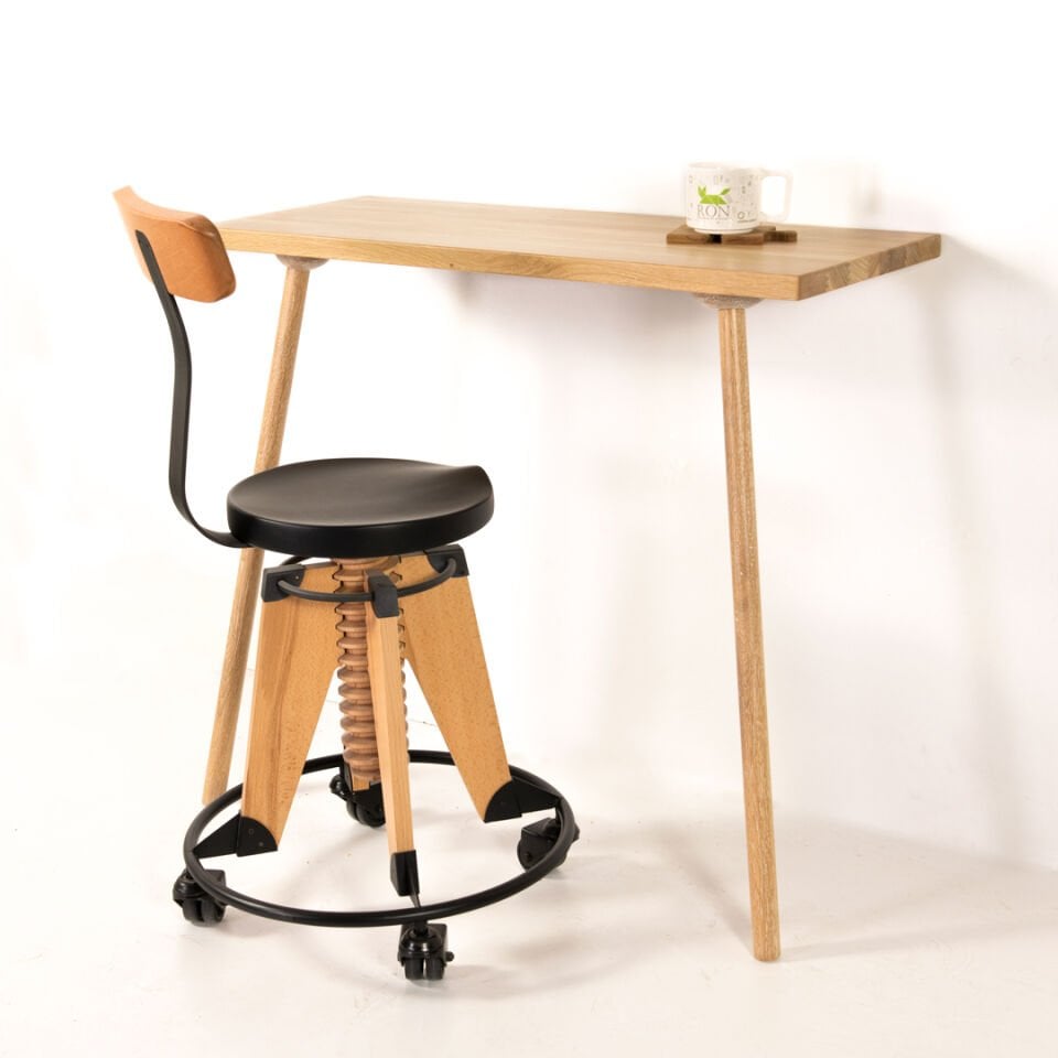 Burgu Roller Sandalye Kırmızı