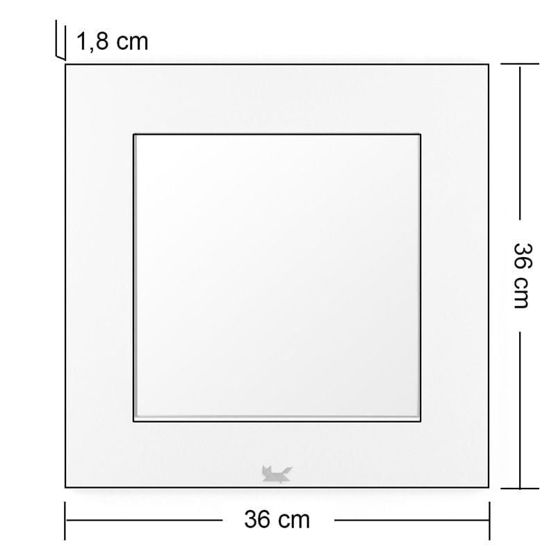 Akismal S Duvar Aynası Turkuaz