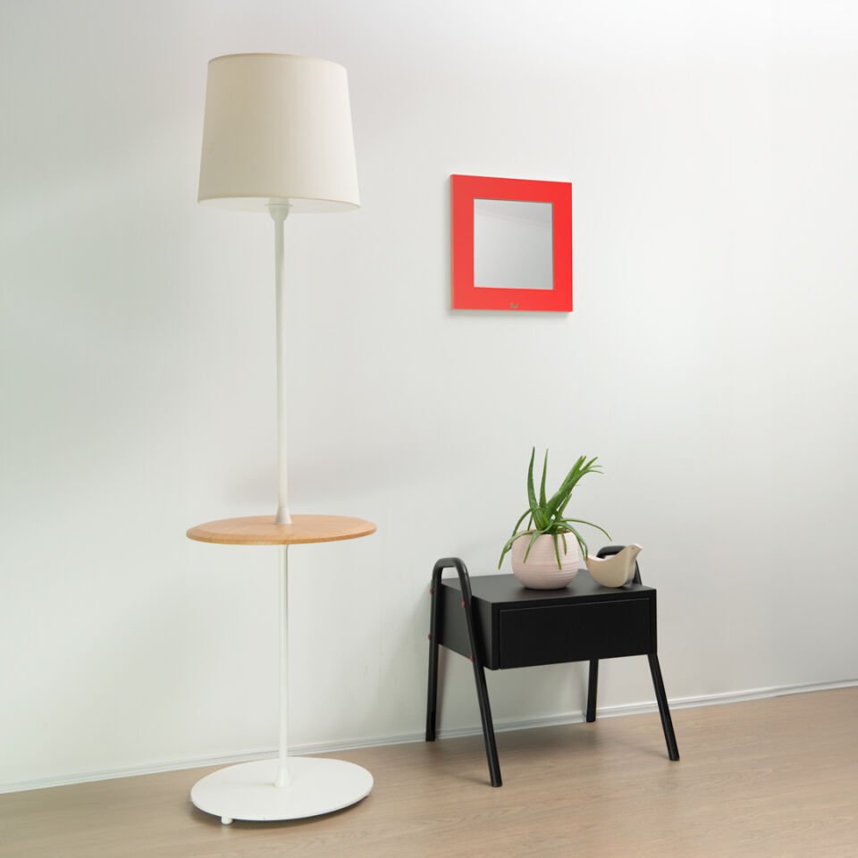 Akismal S Duvar Aynası Mercan