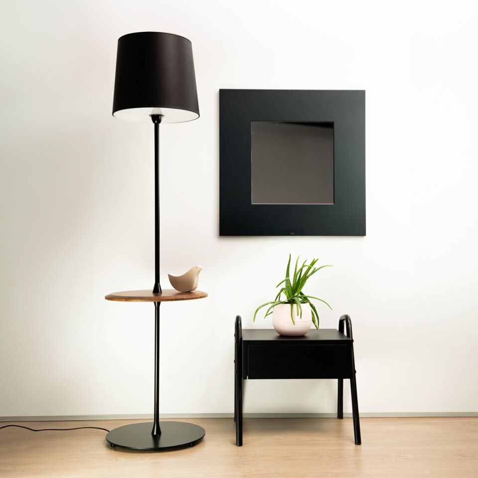 Akismal M Duvar Aynası Antrasit