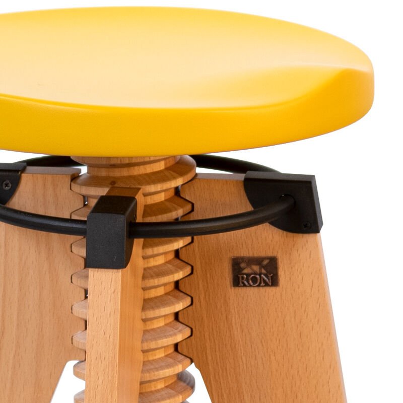 Burgu Roller Sandalye Sarı