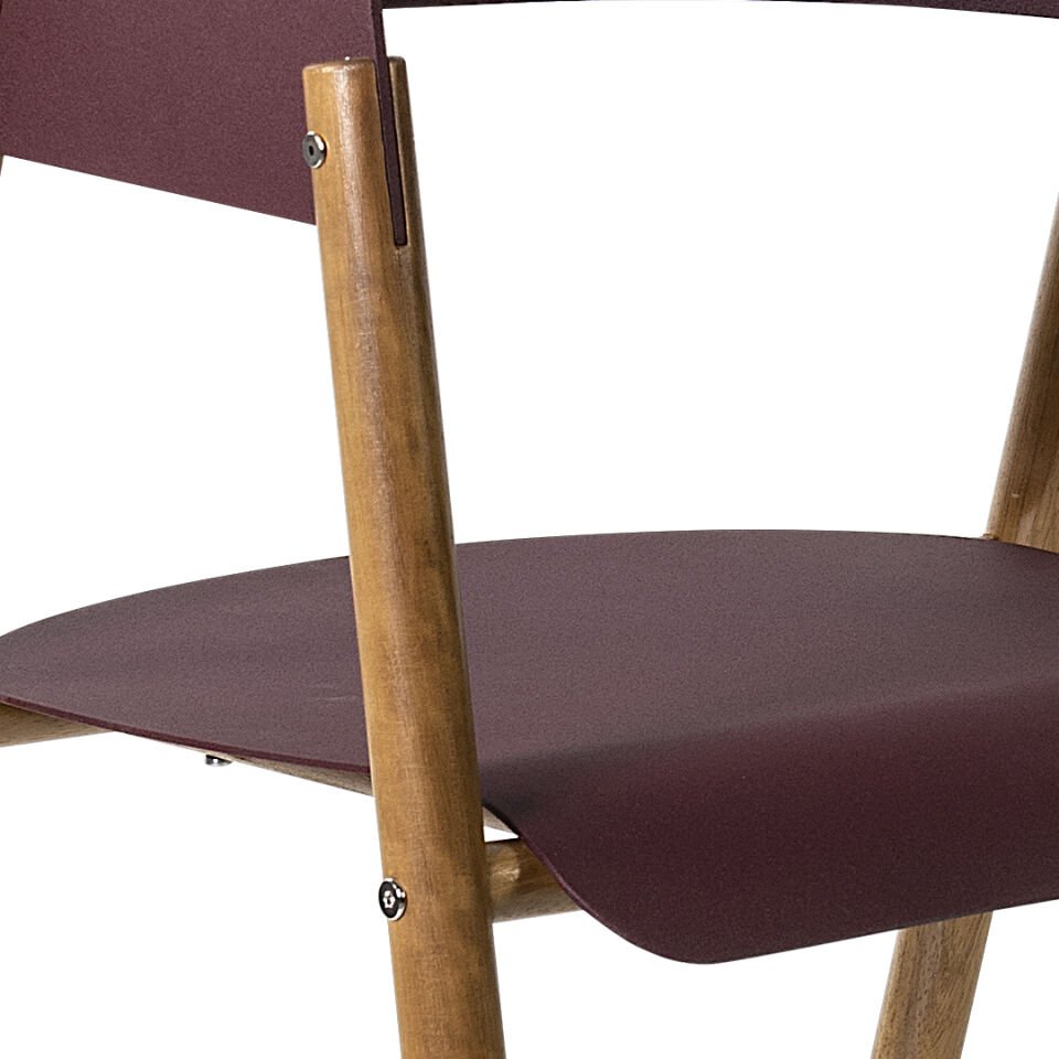 Covus Outdoor Sandalye Bordo