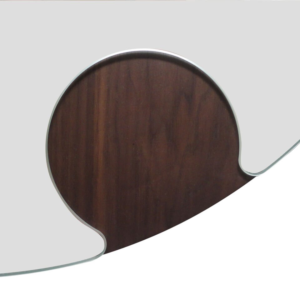 Akis 20 Duvar Aynası Ceviz-Siyah