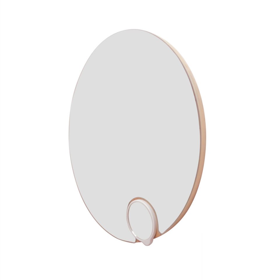 Akis 20 Duvar Aynası Meşe-Beyaz