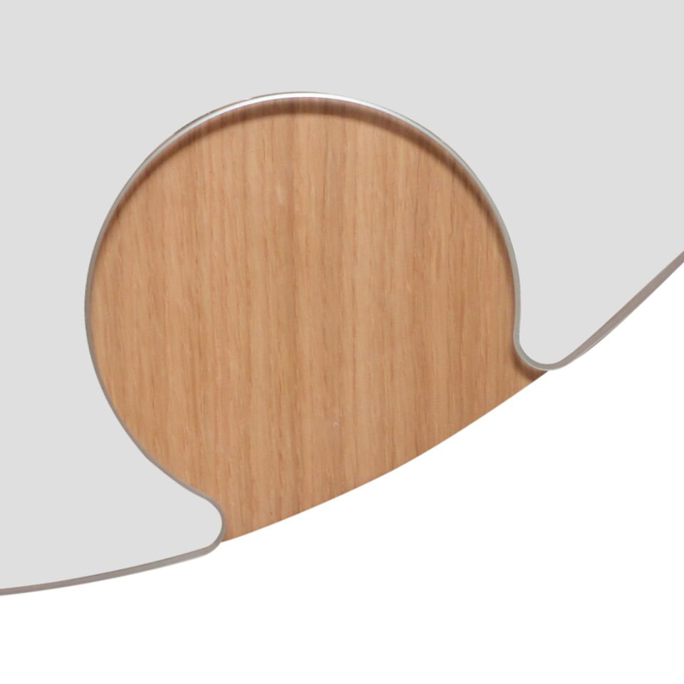 Akis 20 Duvar Aynası Meşe-Beyaz