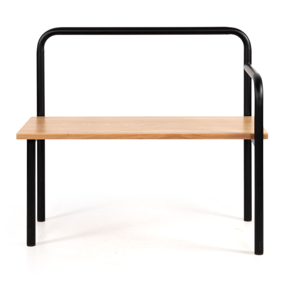 Ron U Bench Renkli Siyah-Meşe