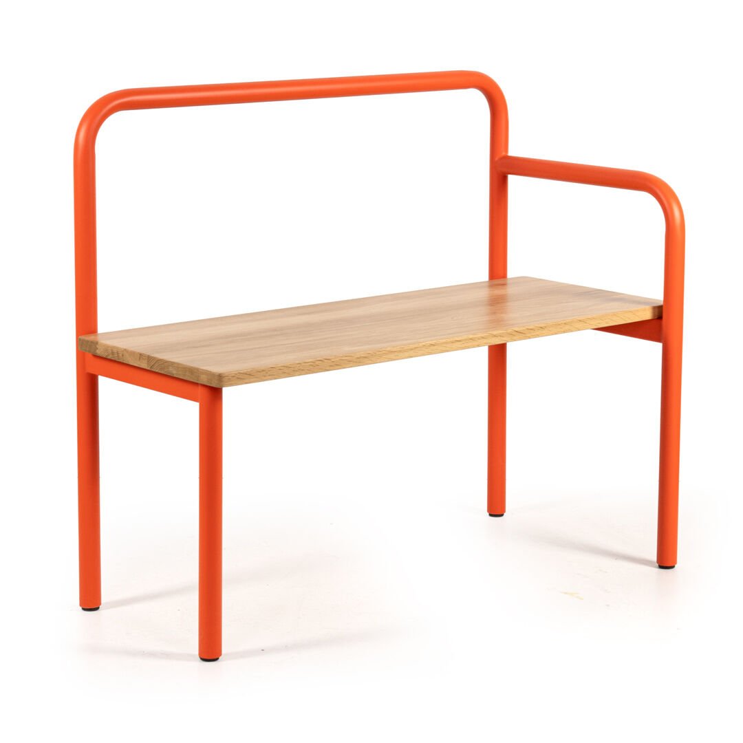 Ron U Bench Renkli Mercan-Meşe