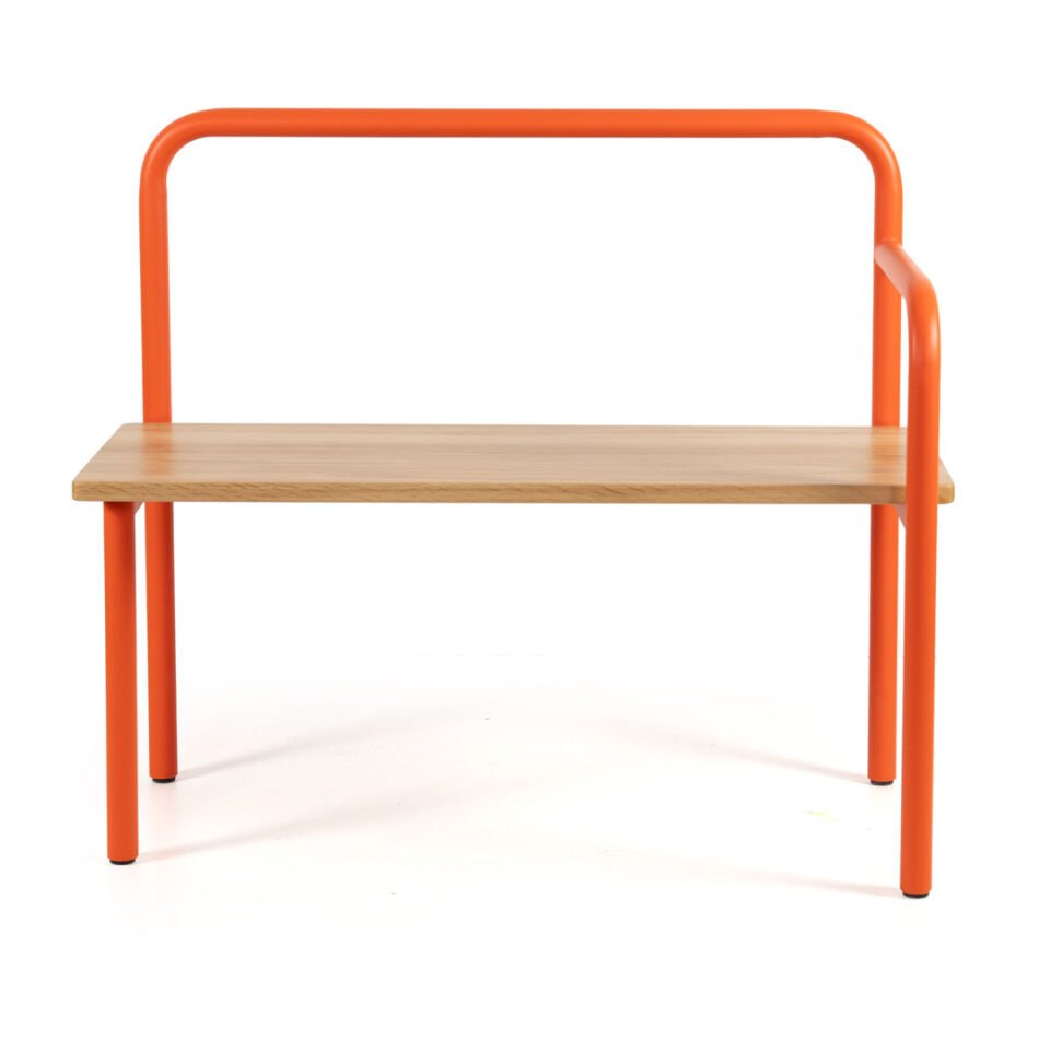 Ron U Bench Renkli Mercan-Meşe