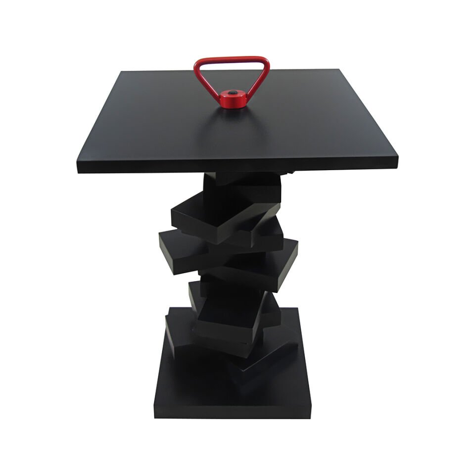 Kitkat Sehpa Siyah-Kırmızı