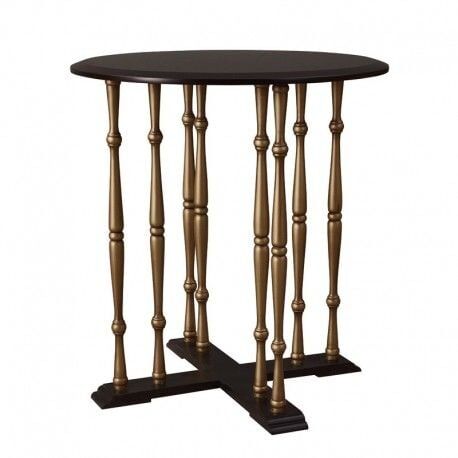 İstanbul Sehpa Siyah-Yaldız