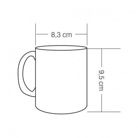 Cup Pantone Bardak Siyah Pantone 6c
