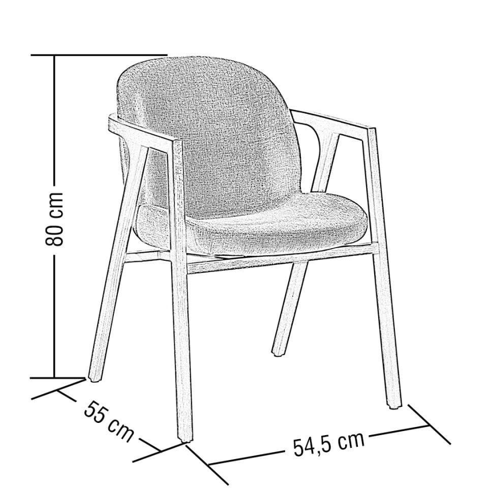 Fit Kumaş Koltuk Turuncu