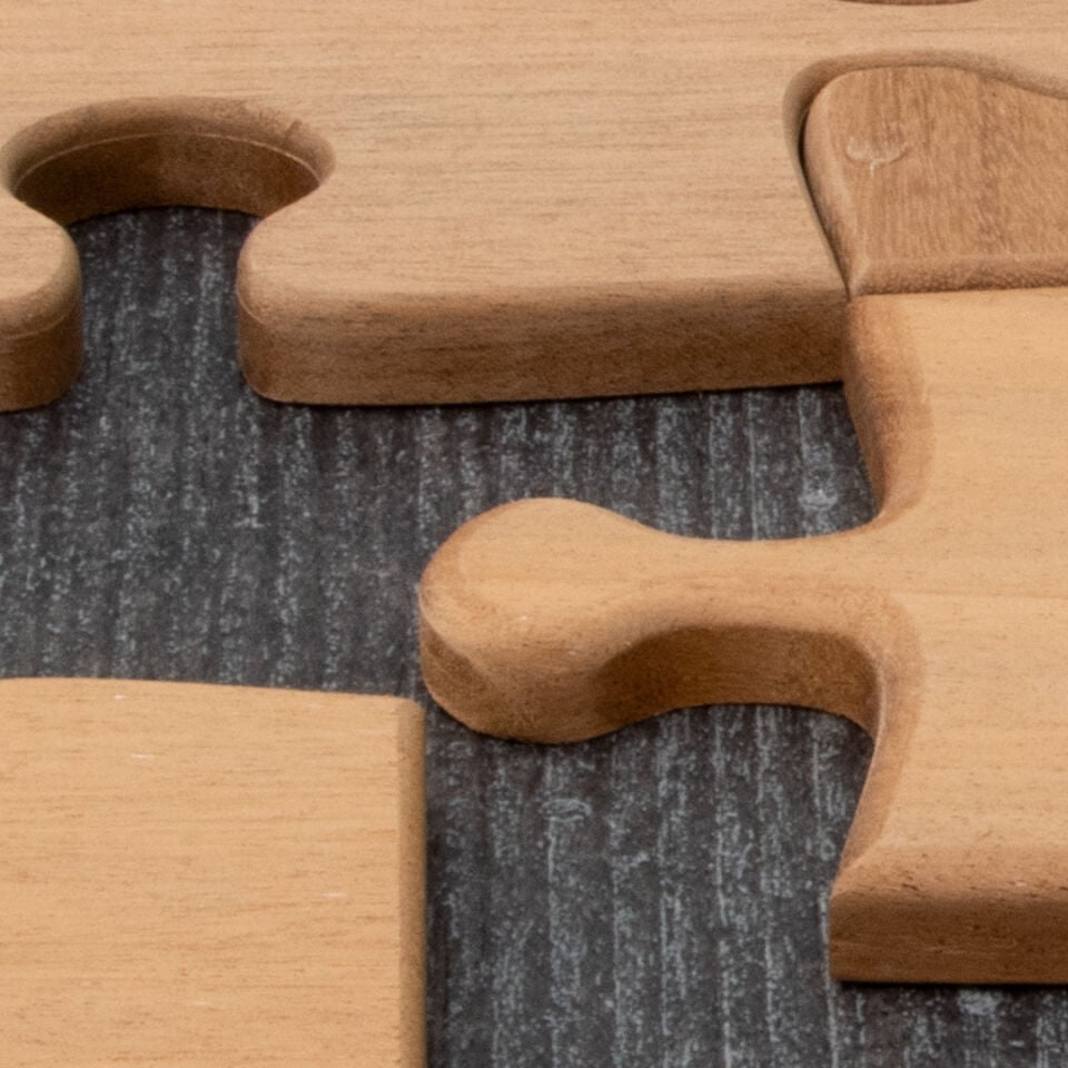 Puzzle Mat Bardak Altı