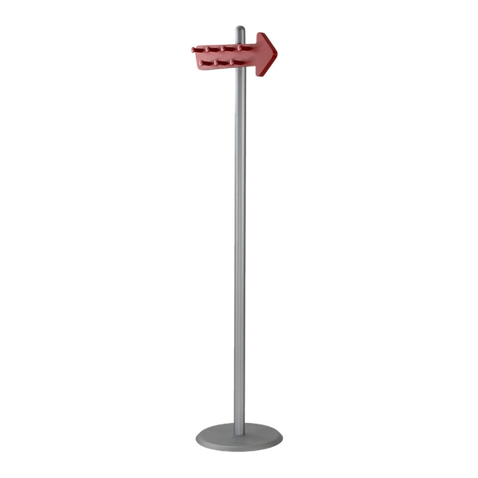 Oneway Ahşap Askılık Kırmızı