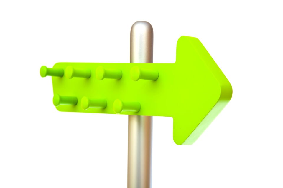 Oneway Ahşap Askılık Yeşil