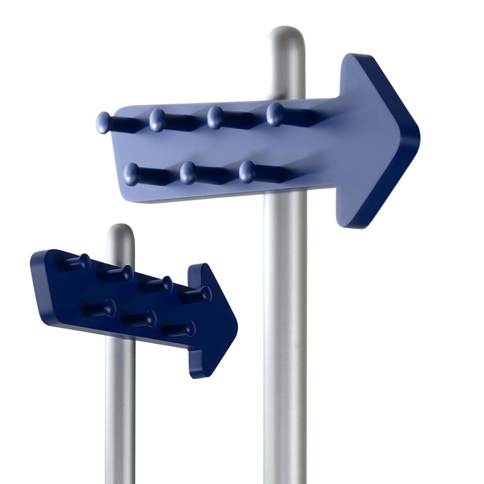 Oneway Ahşap Askılık Mavi