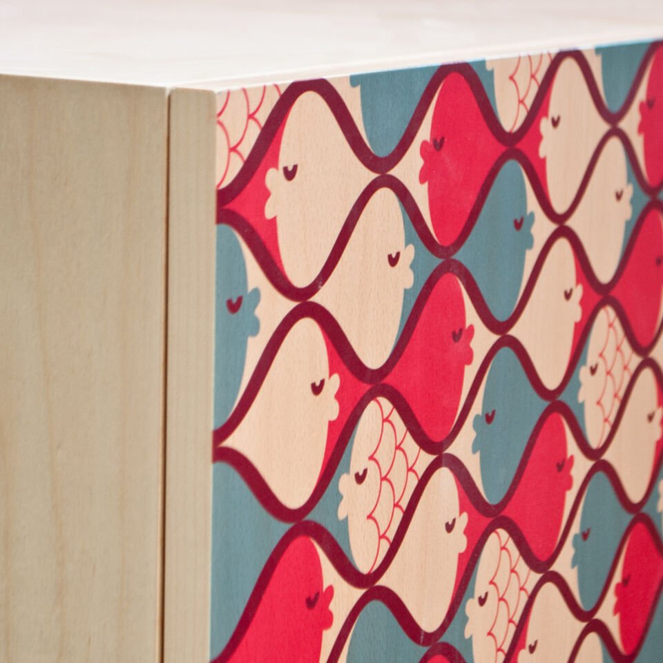 Spring Çalışma Masalı Dolap Fish