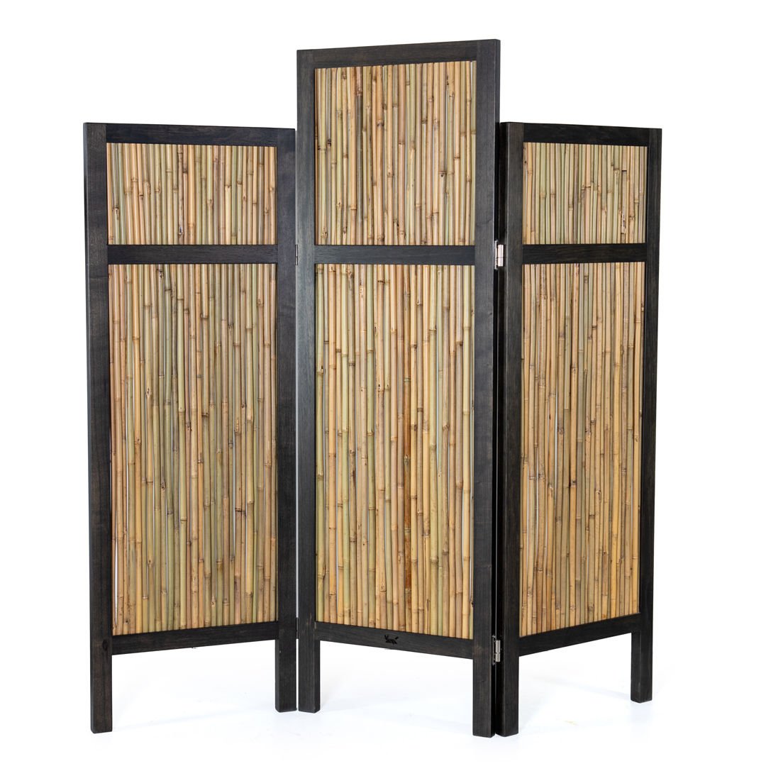 Bamboo Paravan Siyah