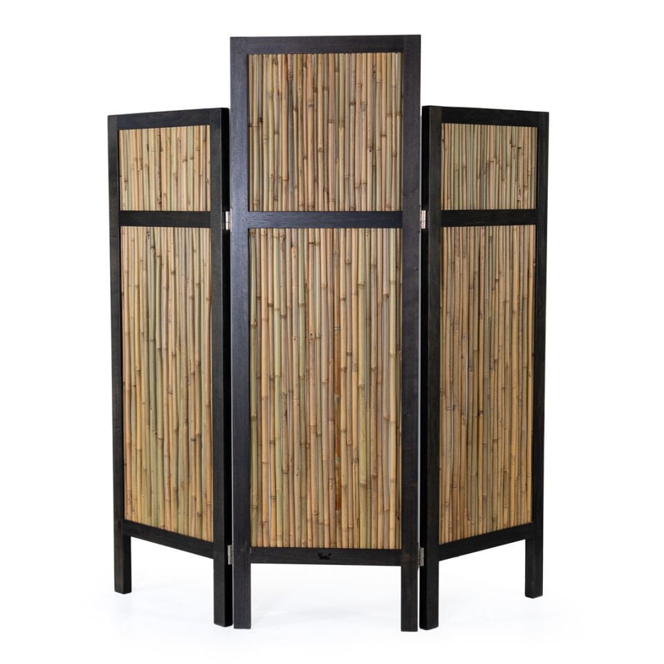Bamboo Paravan Siyah